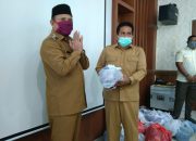 Pemkab Aceh Besar Bagikan 5.000 Masker untuk OPD dan Puskesmas