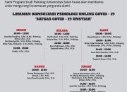 FK Unsyiah Berikan Layanan Psikologi Selama Masa Pandemi Covid-19