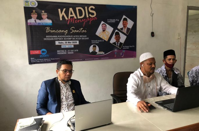 Kadisdikbud Aceh Besar  Selama Covid-19, Pembelajaran Tidak Boleh Berhenti