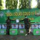 FOTO/ PENDAM IM Panglima Kodam Iskandar Mayjen TNI Hassanudin S.I.P, M.M yang diwakili oleh Waaslog Kasdam IM Letkol Inf Eka Oktavian Wahyu Cahyono menerima bantuan Matkes Penanggulangan Covid 19 dari Kasad, Rabu (27/5/2020)
