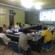FOTO/ TEUKU AZHARI Ketua DPD I Partai Golkar Aceh Drs T M Nurlif SE bersama pengurus saat mengikuti acara Halal Bi Halal dengan Ketua Umum Ir Airlangga Hartarto secara virtual, di Kantor DPD Golkar Aceh, di Banda Aceh, Jumat (29/5/2020) malam