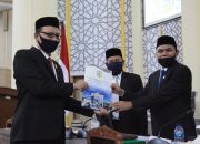 DPRK Gelar Rapat Paripurna Penyampaian Rekomendasi Terhadap LKPJ Wali Kota Banda Aceh Tahun 2019.