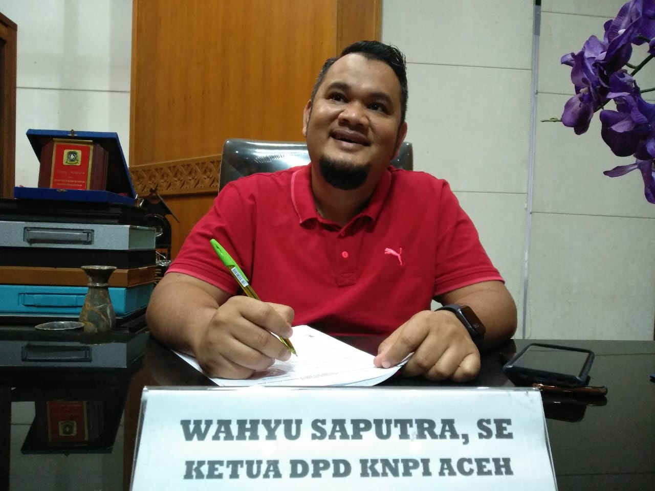 Foto: Wahyu Saputra, SE, Ketua DPD KNPIAceh,