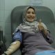 FOTO/ HUMAS PEMERINTAH ACEH Ketua Dharma Wanita Persatuan Aceh, Safrida Yuliani, melakukan donor darah di PMI Kota Banda Aceh, Senin (15/06/2020)