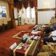 FOTO/ HUMAS PEMERINTAH ACEH Plt Gubernur Aceh Nova Iriansyah, didampingi Sekda Aceh Taqwallah, menggelar Video Conference dengan Ketua Umum PMI Pusat Muhammad Jusuf Kala dan Sekjen PMI Pusat Sudirman Said, di ruang tengah Meuligoe Gubernur Aceh, Selasa (30/6/2020).