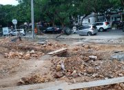 Proyek Penertiban Lahan Parkir di Kawasan Jl Prof Ali Hasyimi Telan Korban