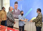 Saat Sertijab Kadisperindag Aceh, Sekda Taqwallah Ingatkan Gerakan BEREH dan Protokol Kesehatan