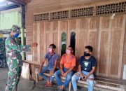 Babinsa Koramil Salang Himbau Masyarakat Ikuti Protokol Kesehatan