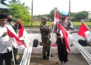 Muspika Darul Imarah Pasang Bendera Merah Putih