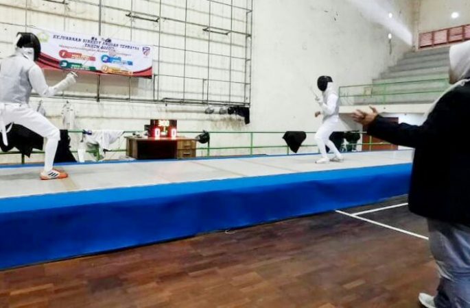 Atlet Pelatda PON KONI Aceh Kuasai Sirkuit Anggar