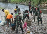 TNI Peduli Kebersihan Sungai Bulan