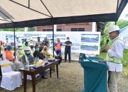 Gubernur Aceh Letakkan Batu Pertama Pembangunan Jalan dan Irigasi di Simeulue
