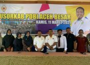 Cut Jarita Susanti Pimpin Drum Band Aceh Besar