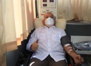Sekda Aceh Donor Darah Rutin di PMI Banda Aceh