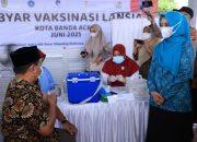 Dyah Erti Luncurkan Gebyar Vaksinasi Lansia di Situs Tsunami Kapal Apung
