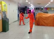 Satgas Covid-19 BPBD Banda Aceh Kembali Lakukan Penyemprotan Disinfektan di Pasar Aceh