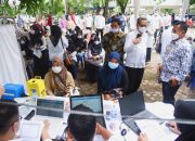 Wakil Ketua DPRK Banda Aceh Hadiri Peluncuran Vaksinasi Massal di Taman Bustanussalatin