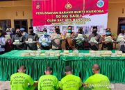 Polres Aceh Timur Tangkap Remaja Diduga Bawa Satu Kilogram Sabu-sabu