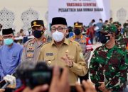 Gubernur bersama Forkopimda Tinjau Jalannya Vaksinasi Merdeka di Masjid Raya Baiturrahman