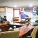 Gubernur Aceh, Nova Iriansyah didampingi Kepala BPPA, Almuniza Kamal, saat berdikusi dengan CEO Bepahkupi Maulana Wiga (kiri), di Kantor Badan Penghubung Pemerintah Aceh (BPPA), Jakarta, Selasa, (14/9/2021). FOTO/ HUMAS BPPA