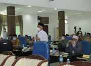 Silaturahmi dengan Ulama di MPU, Sekda Aceh Paparkan Bahaya Covid-19
