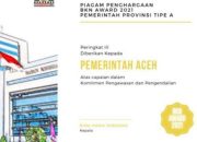Pemerintah Aceh Peroleh Penghargaan BKN Award 2021, Gubernur Sampaikan Apresiasi