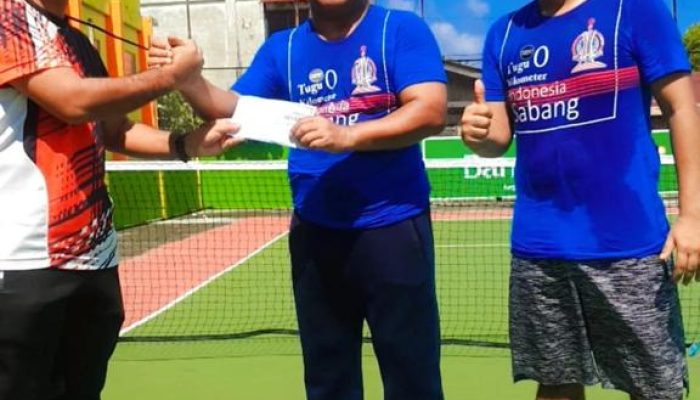 Aminullah/Tio Lana Juara Tenis SABA U-100 di Sabang