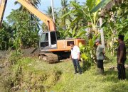 Antisipasi Banjir Tiga Titik Sungai di Padang Tiji Dibersihkan