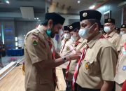 Mualem Lantik Kwarcab, Mabicab dan Ketua LPK Kwartir Cabang Gerakan Pramuka Banda Aceh