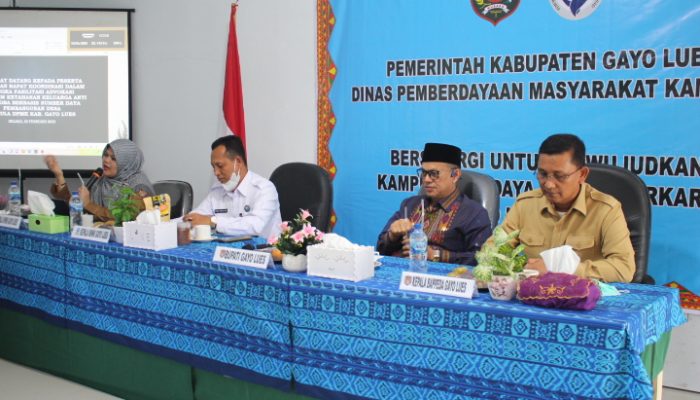 BNNK Gayo Lues Gelar Rakor PKKAN