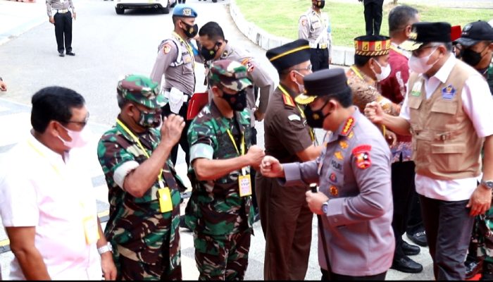 Pabung Pijay Beserta Forkopimda dan Ulama Aceh Dampingi Kunker Kapolri di Pidie