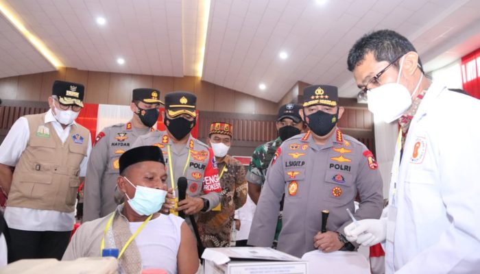 Kapolri Minta Stakeholder di Aceh Sosialisasikan Vaksinasi Booster
