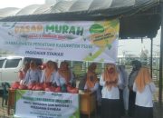 DWP Pidie dan Pegadaian Syariah Buka Pasar Murah untuk Tukang Sapu dan Pengemudi Becak