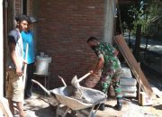 Dandim Tugaskan Danramil 04/Pidie Perbaiki Rumah Warga