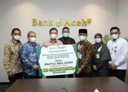 Bank Aceh Salurkan Zakat Karyawan Rp 2,2 Miliar