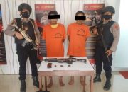 Polres Aceh Besar Ungkap Kasus Pencurian Besi Dan Kepemilikan Senpi Ilegal
