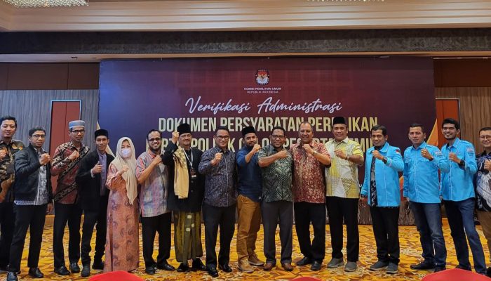 Jelang Verifikasi Faktual Parlok, Ketum Partai Gabthat Apresiasi Kerja KPU Pusat 