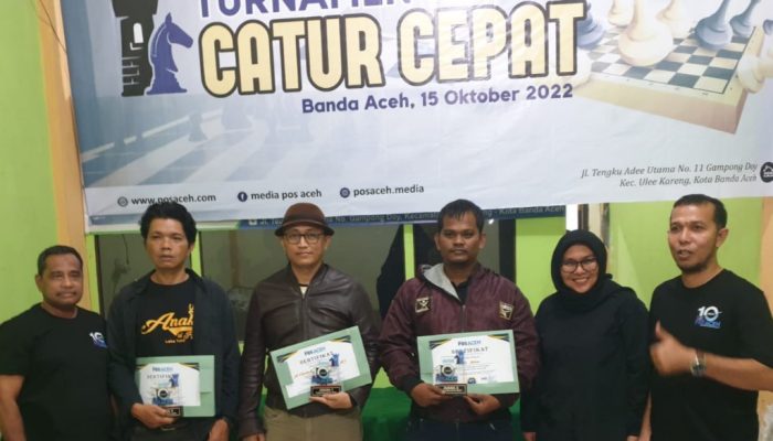 MF M Hendrik FS Juara Catur Cepat 10 Tahun Media POS ACEH