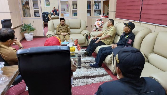 Kadis Sosial Aceh Besar Audiensi ke Dinas Sosial Pemerintah Aceh