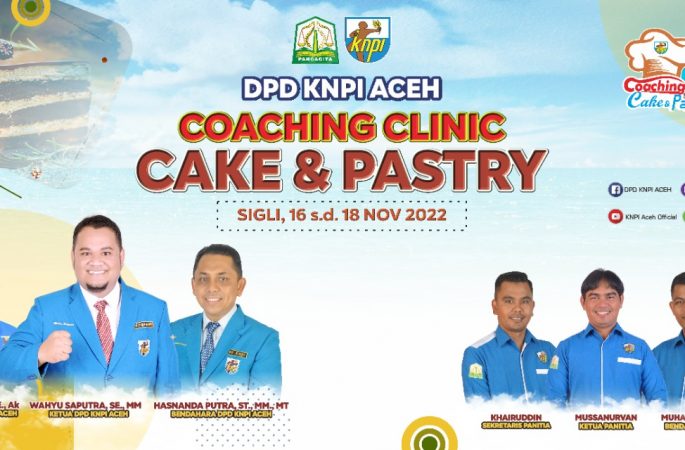 KNPI Aceh Gelar Coaching Clinic Pembuatan Cake dan Pastry di Sigli