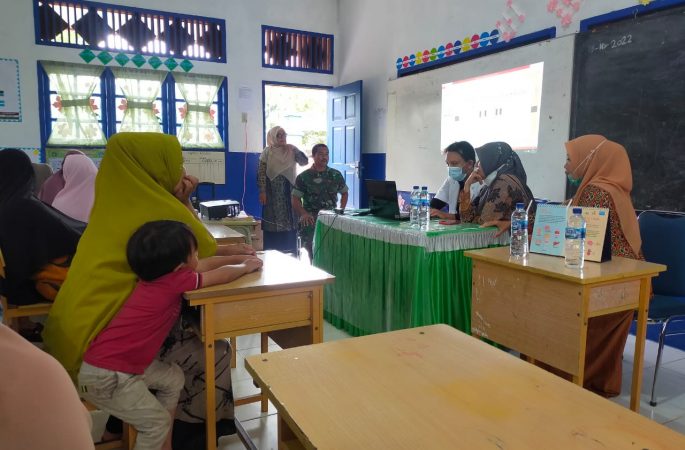 Wujudkan Indonesia Sehat,  Petugas Kesehatan dan Babinsa Sosialisasi BIAS