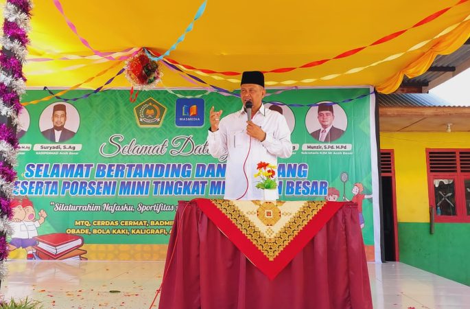 Kakankemenag Buka Porseni Mini Aceh Besar