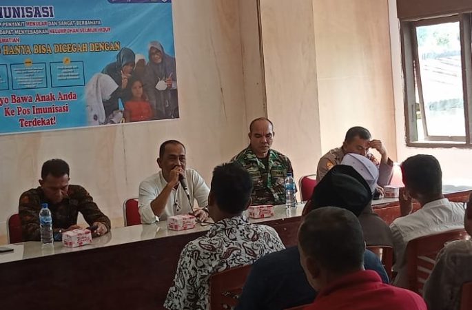 Puskesmas Muara Tiga Sosialisasi PIN Polio Oral