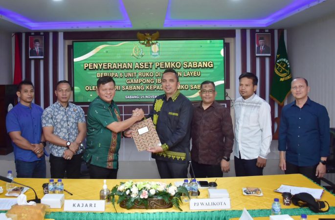 Berhasil Tertibkan 6 Ruko Milik Daerah, Pemko Sabang Apresiasi Kejari