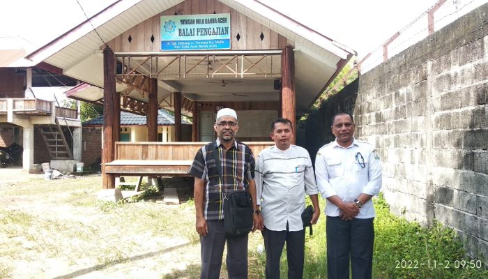 Disdik Dayah Banda Aceh Lakukan Pendampingan Pengurusan Legalitas Balai Pengajian