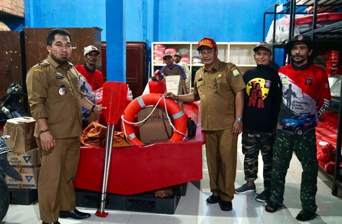 Pj Bupati Aceh Besar Ucapkan Terimakasih ke Kemensos Atas Bantuan Resque Boat
