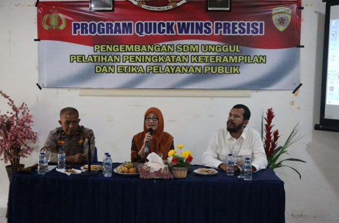 Polres Aceh Besar, Latih Keterampilan dan Etika Pelayanan Publik