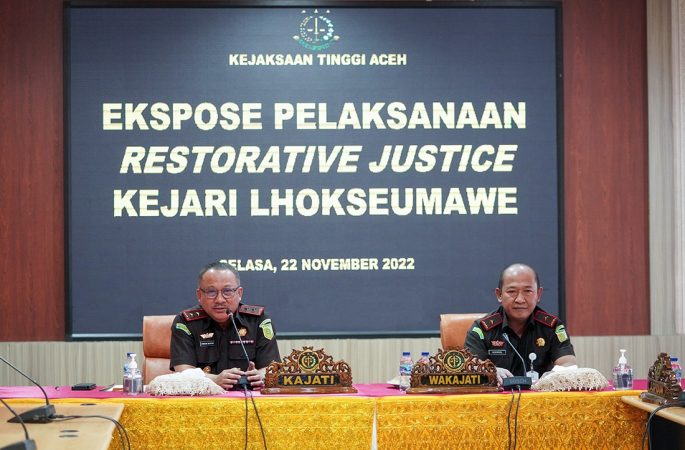Restorative Justice, Dua Perkara Di Lhokseumawe di Hentikan Jaksa