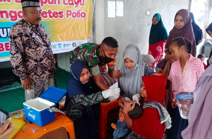 Vaksinasi Polio di Pidie Capai Target 69.602 anak