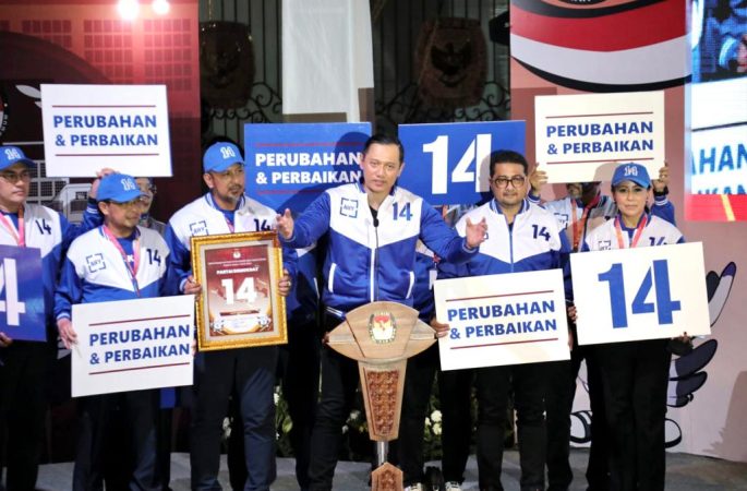 Demokrat Nomor 14, AHY: Kami Siap Perjuangkan Perubahan dan Perbaikan